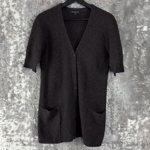 Eileen Fisher Petite Sz S Cardigan Sweater Wool/Angora/Cashmere Blend Lagenlook